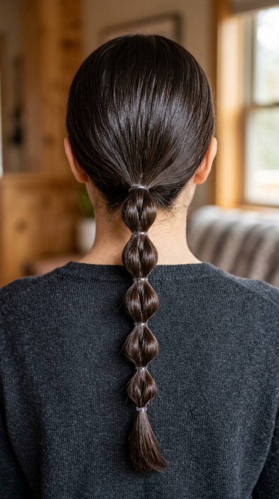 Easy Bubble Braids Hairstyles