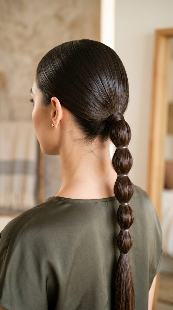 Easy Bubble Braids Hairstyles