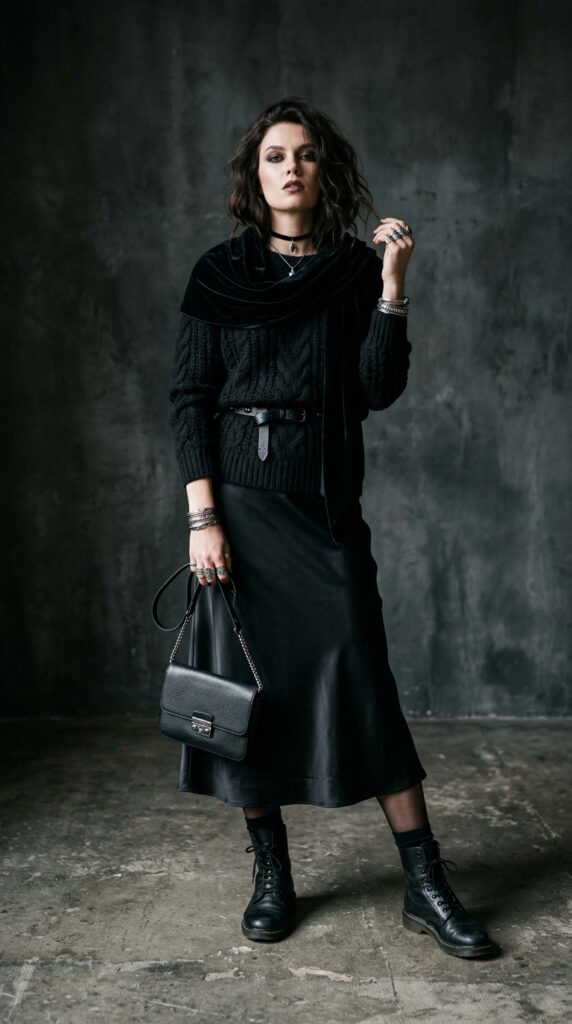 Soft Goth Outfit Ideas for Women