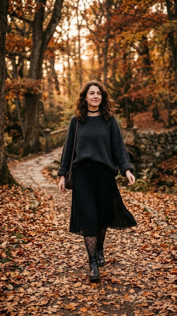 Soft Goth Outfit Ideas for Women