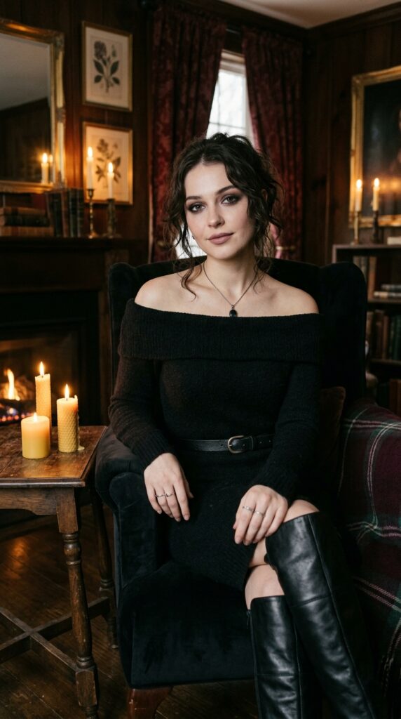 Soft Goth Date Night Outfits