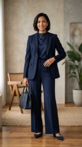 Blue Blazer Outfits for Women