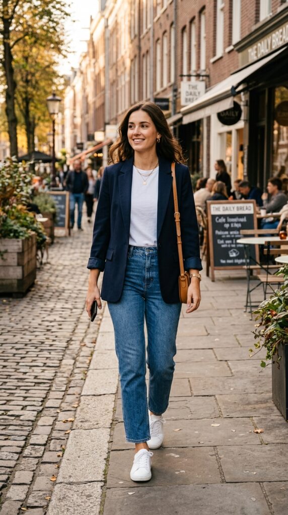 Blue Blazer Outfits for Women