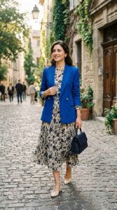 Blue Blazer Outfits for Women