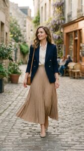 Blue Blazer Outfits for Women