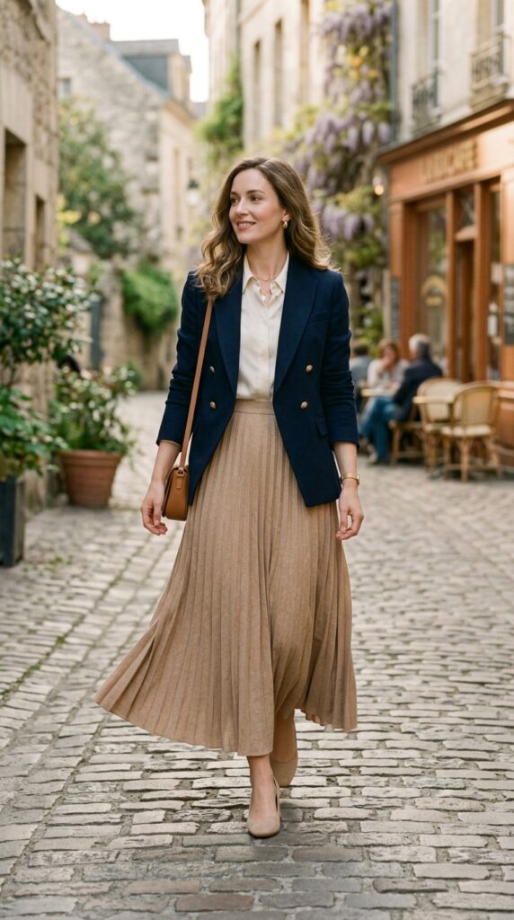 Blue Blazer Outfits for Women