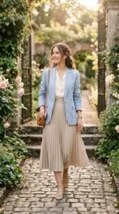 Blue Blazer Outfits for Women