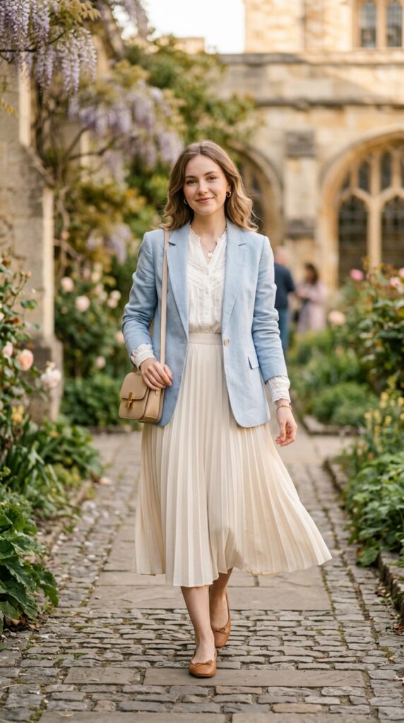 Blue Blazer Outfits for Women