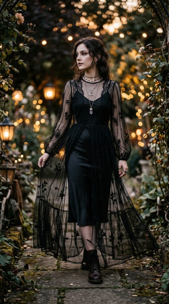 Soft Goth Date Night Outfits