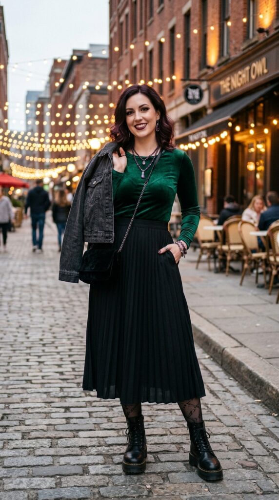 Soft Goth Date Night Outfits