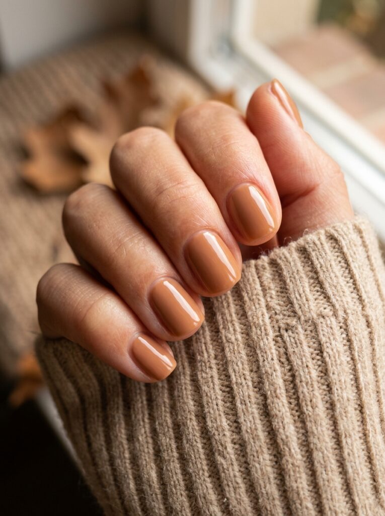 Simple Fall Nail Designs