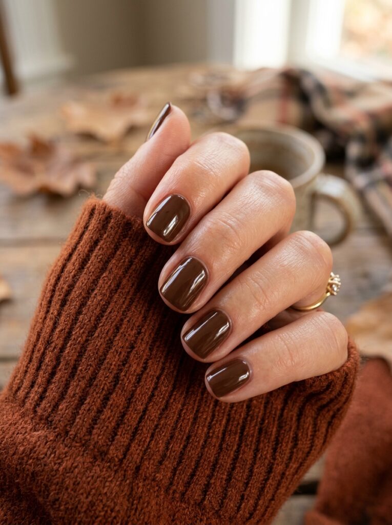 Simple Fall Nail Designs