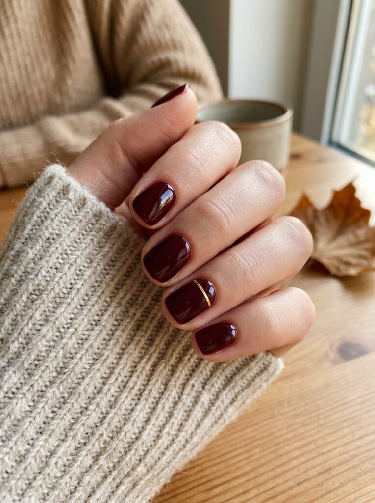 Simple Fall Nail Designs