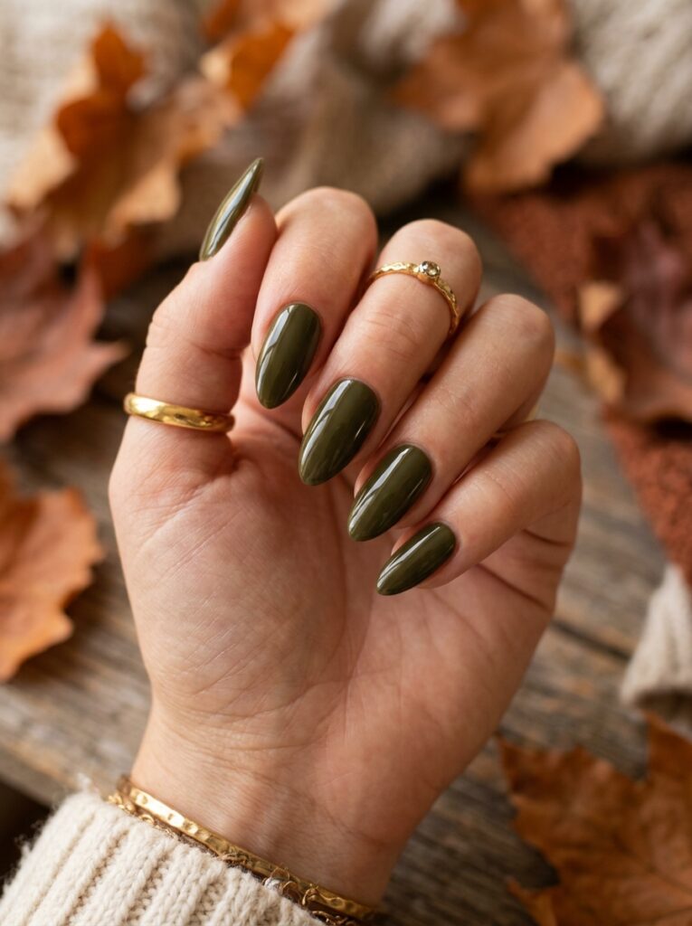 Simple Fall Nail Designs