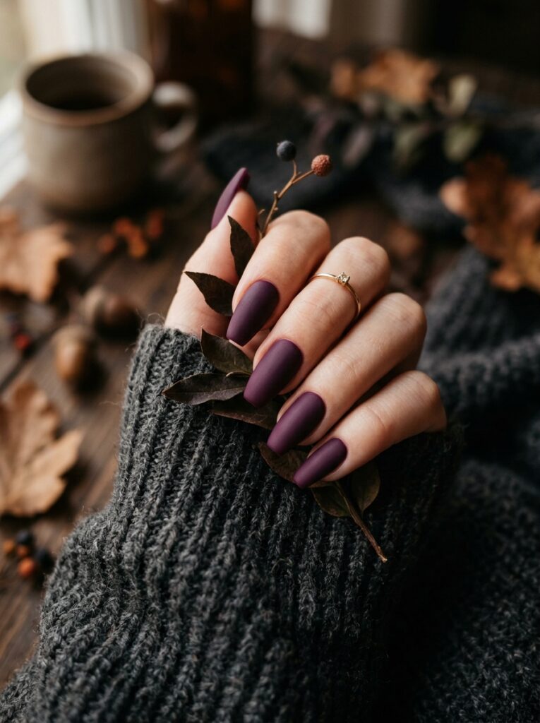 Simple Fall Nail Designs