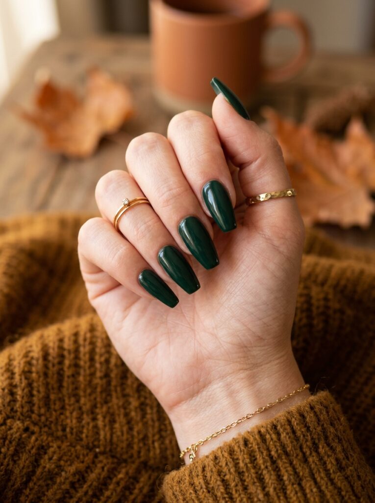 Simple Fall Nail Designs