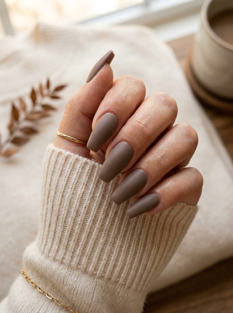 Simple Fall Nail Designs
