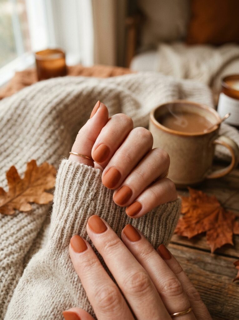 Simple Fall Nail Designs