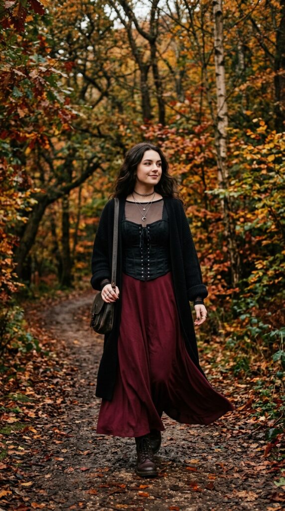Soft Goth Fall Outfits