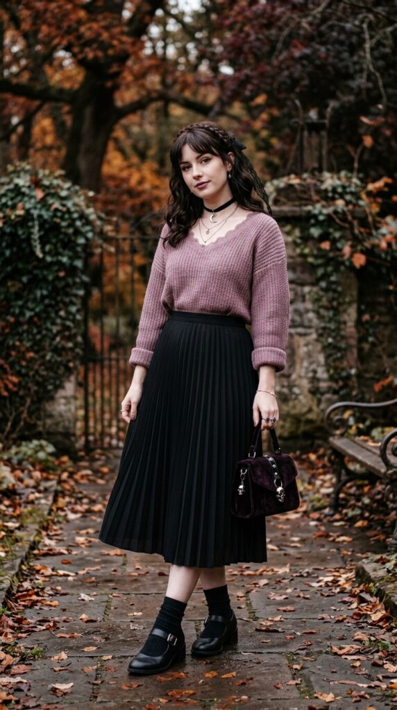 Soft Goth Fall Outfits