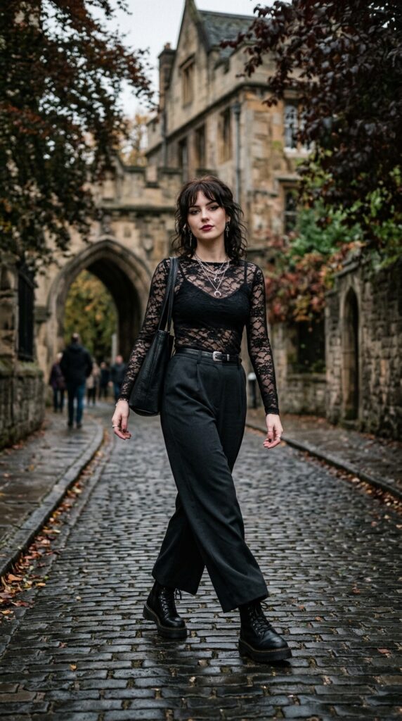 Soft Goth Fall Outfits