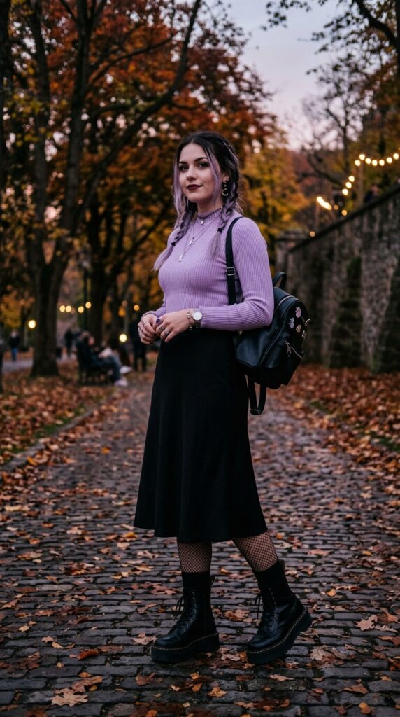 Soft Goth Fall Outfits