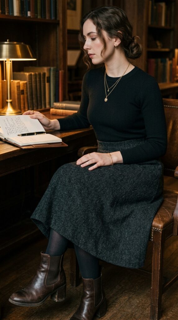 Dark Academia Dress to Impress Outfits