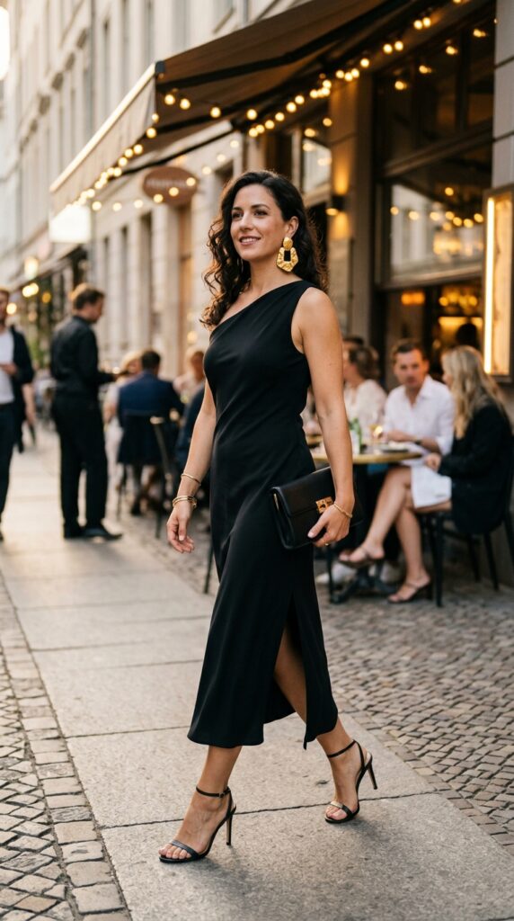 Stunning Black Dress Outfit Ideas