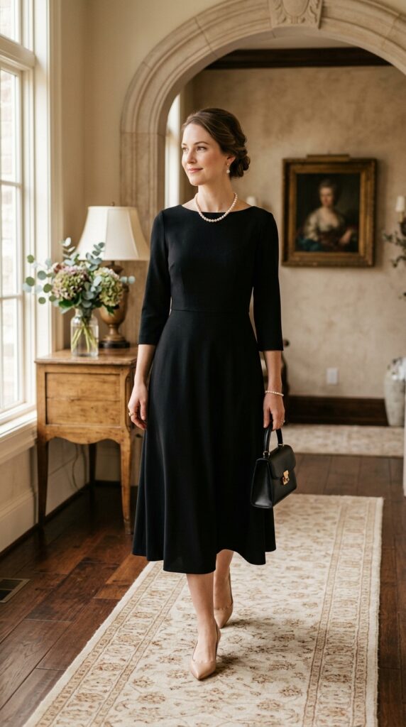 Stunning Black Dress Outfit Ideas
