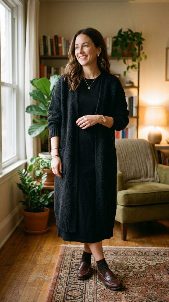 Stunning Black Dress Outfit Ideas