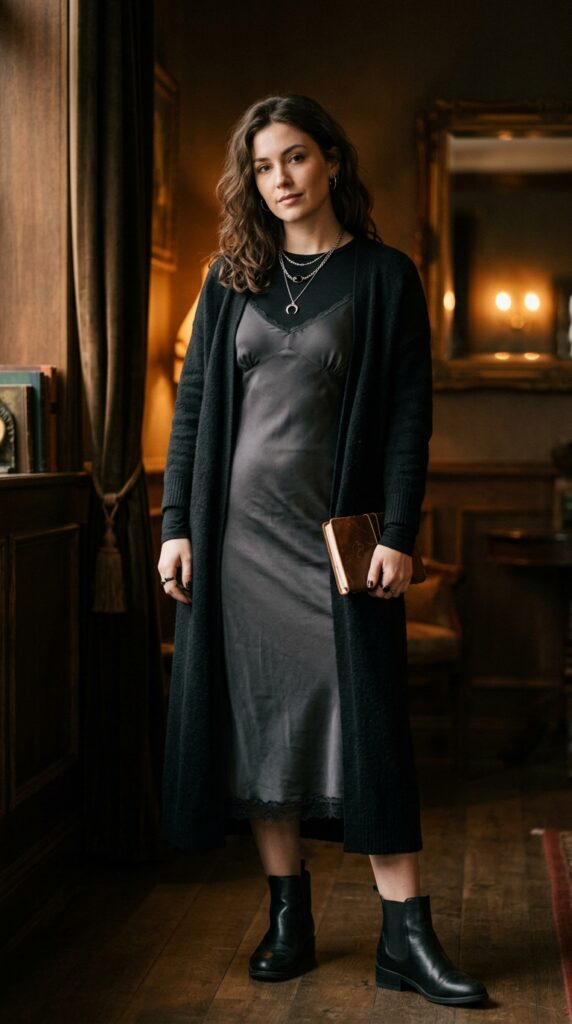 Chic Dark Feminine Outfits Casual Looks