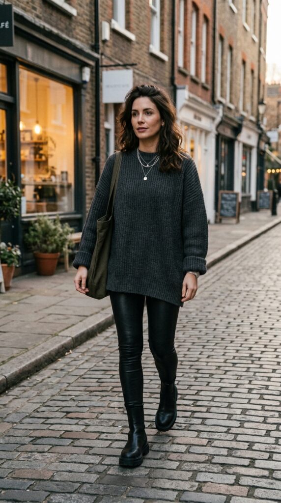 Chic Dark Feminine Outfits Casual Looks