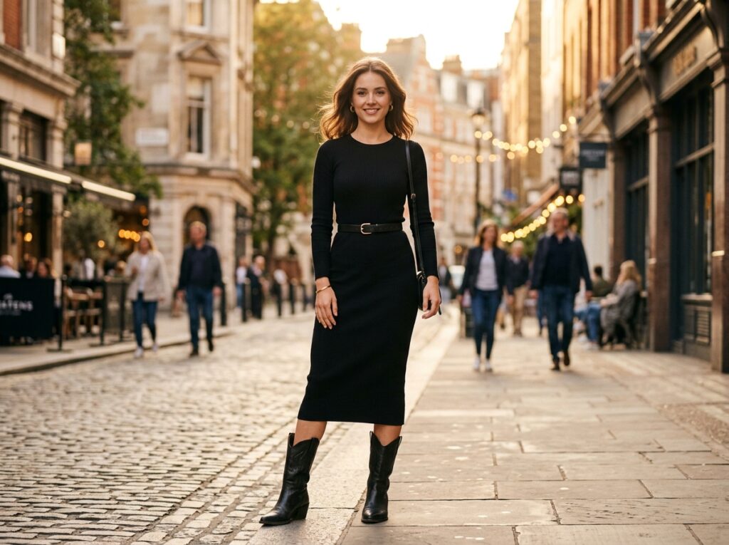 Dress and Cowboy Boots