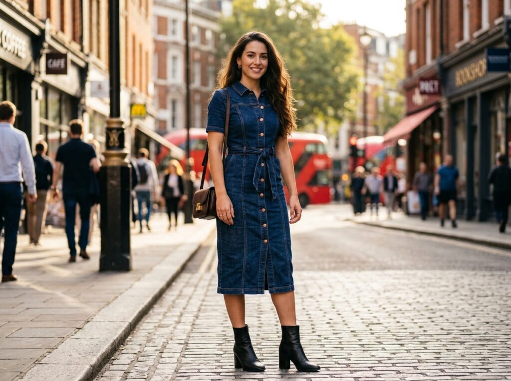 Denim Dress Ladies