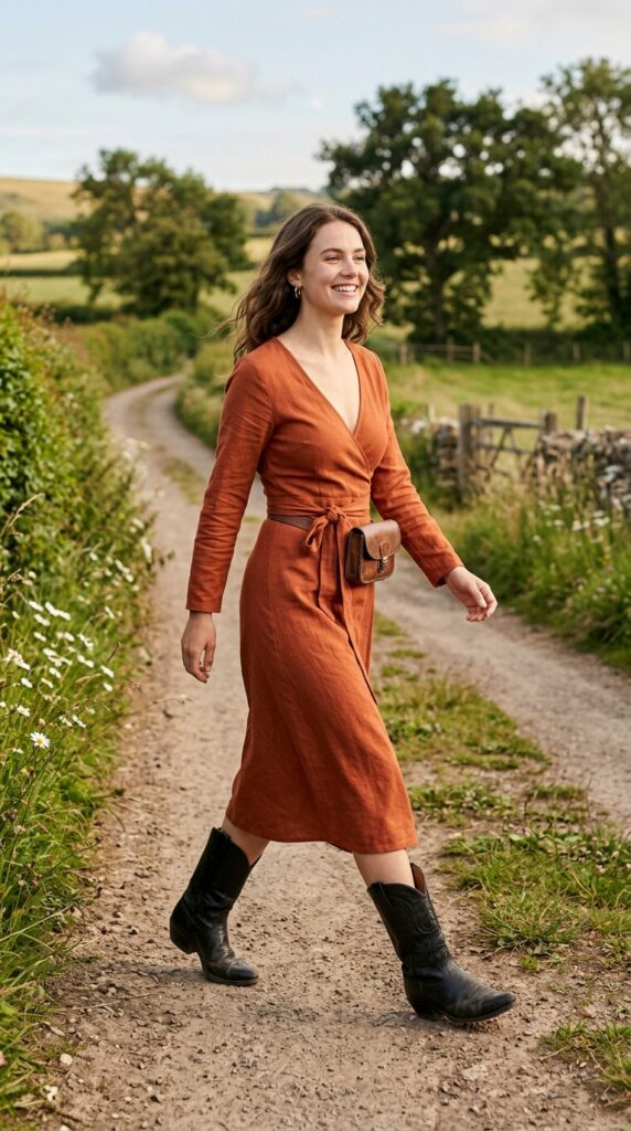Dress and Cowboy Boots