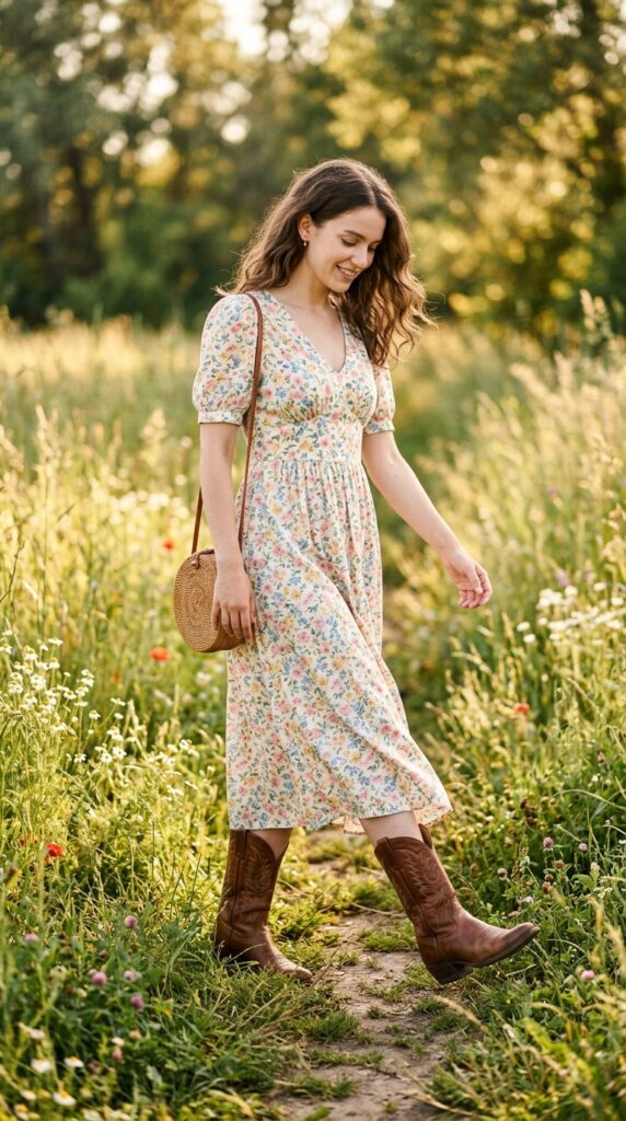 Dresses With Western Boots
