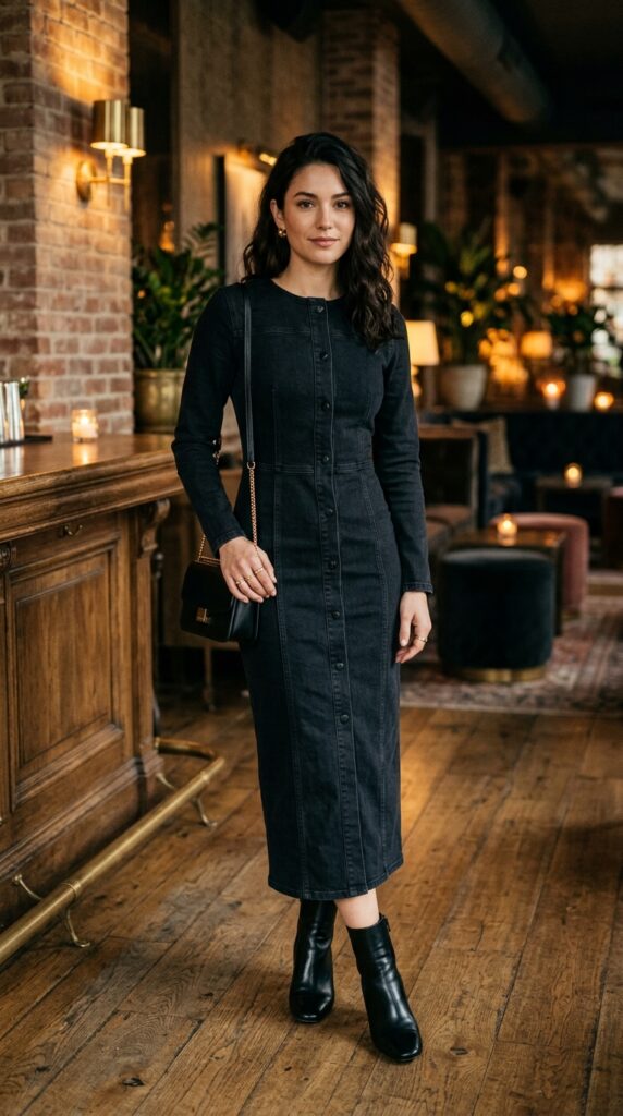 Denim Dress Ladies