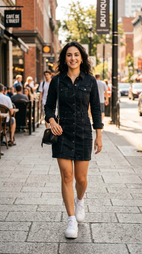 Denim Dress Ladies