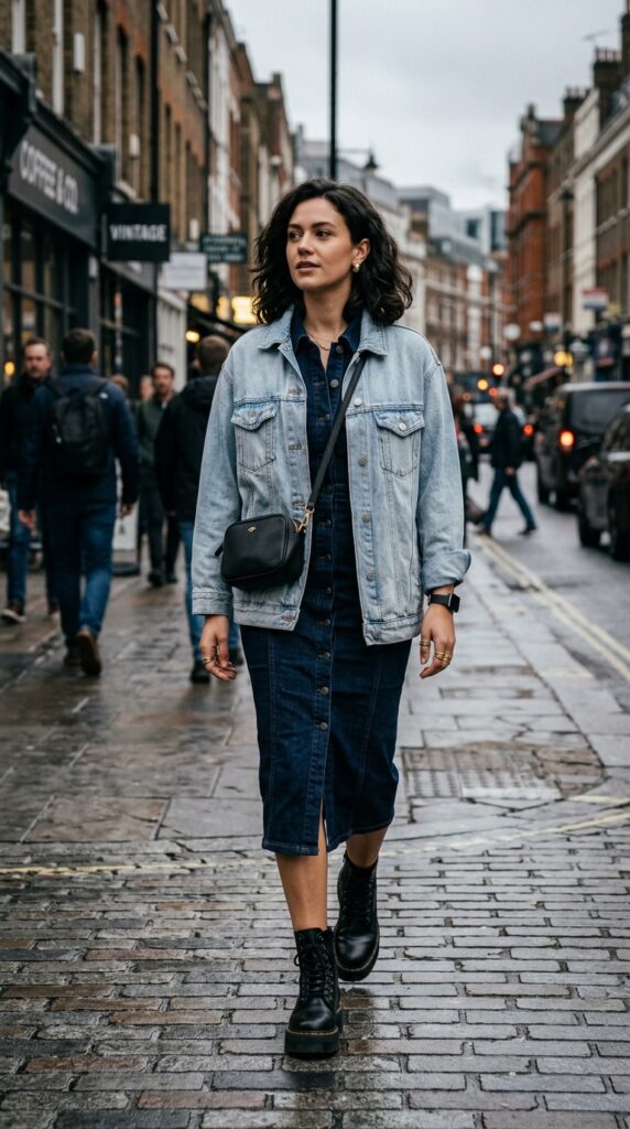 Denim Dress Ladies