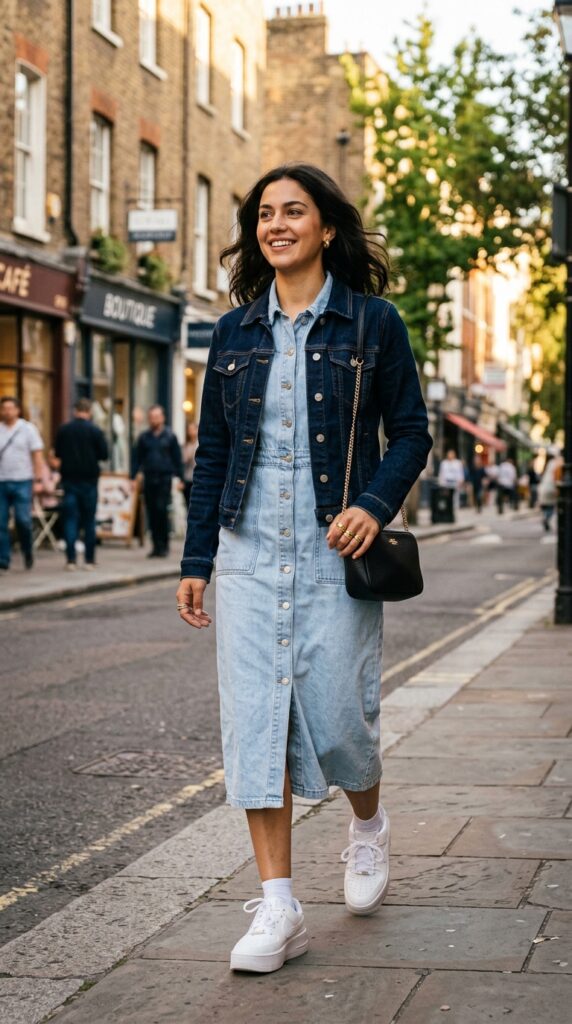 Denim Dress Ladies