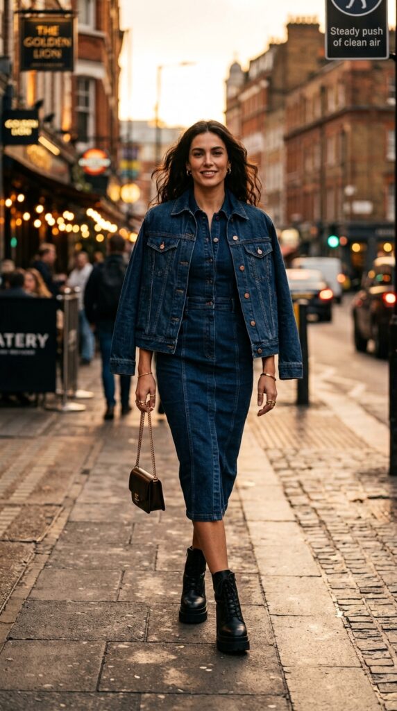 Denim Dress Ladies