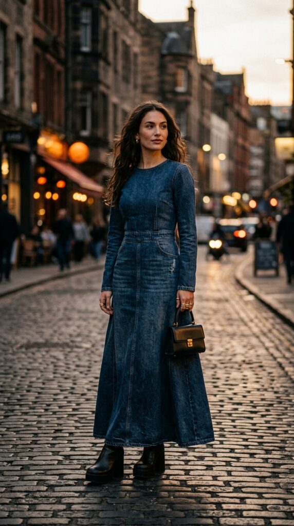 Denim Dress Ladies