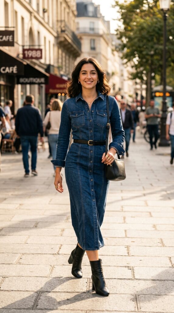 Denim Dress Ladies